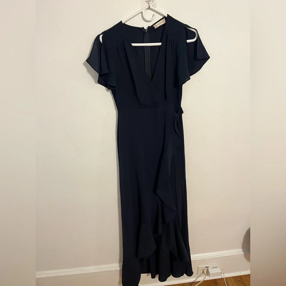 ALTAR’D STATE Springvale Maxi Dress in Navy Size Small - Picture 4 of 11
